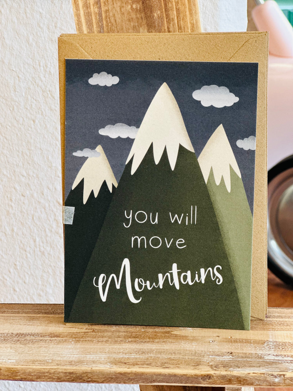 Postkarte You will move Mountains