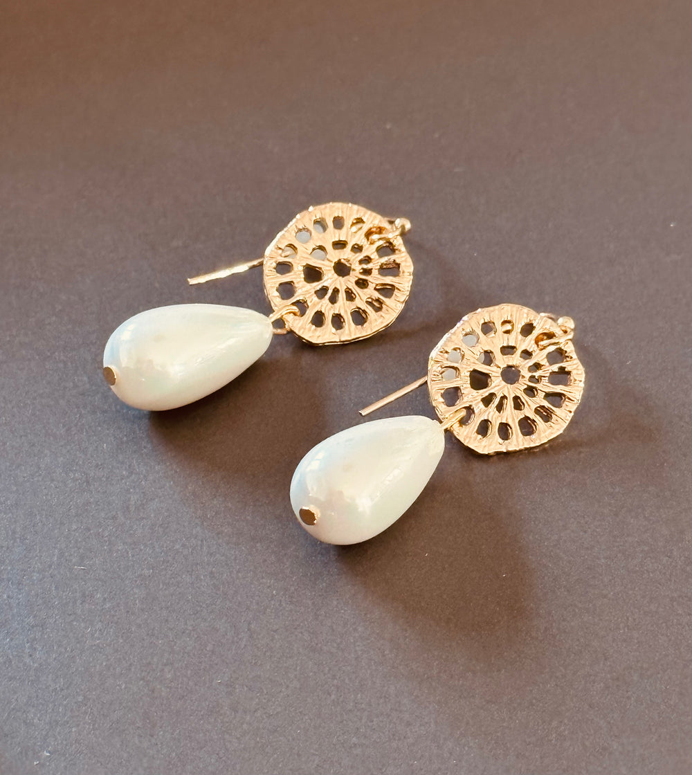 Happy Earrings Pearly Net