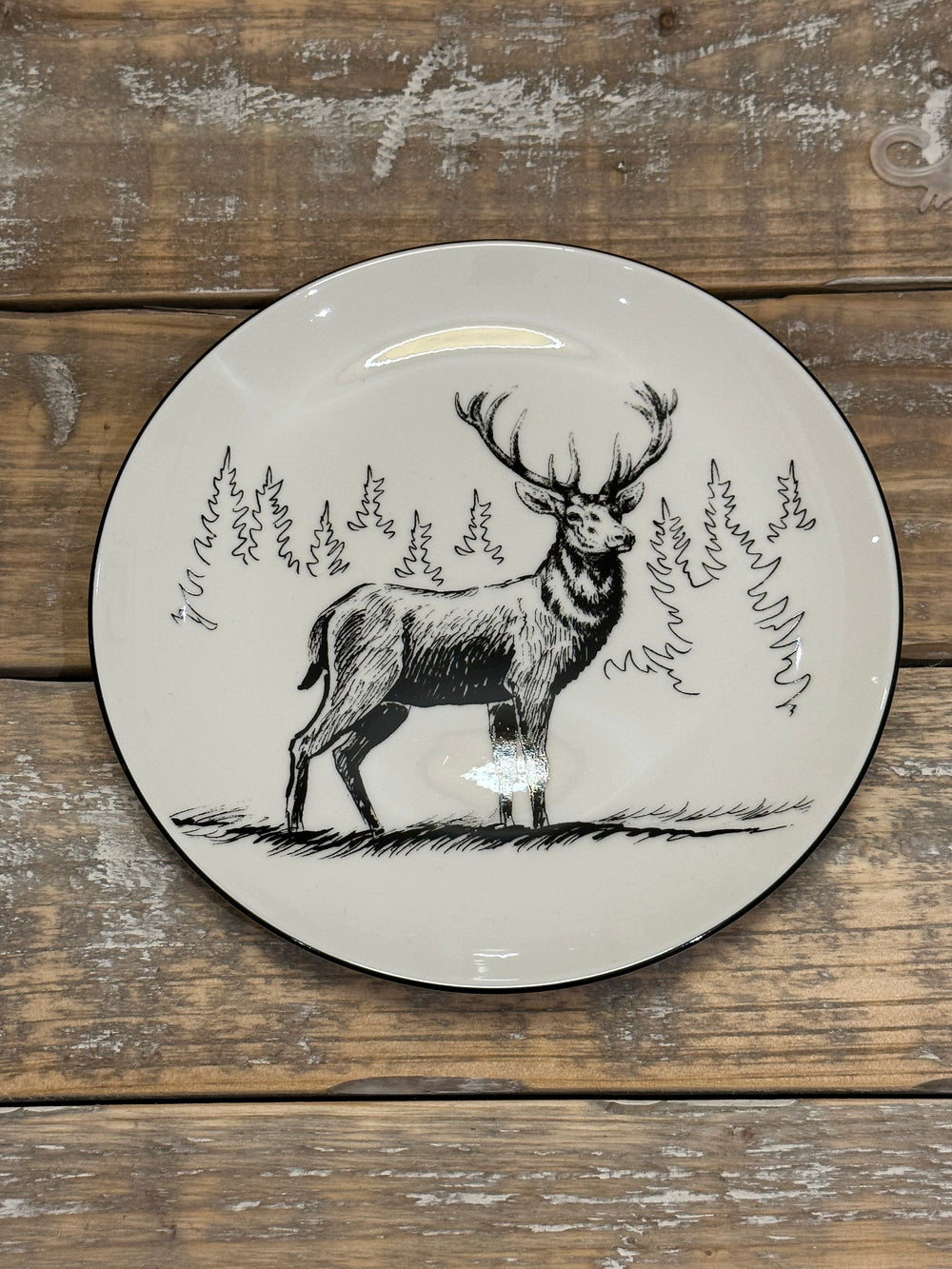 Runder Teller -Hirsch-