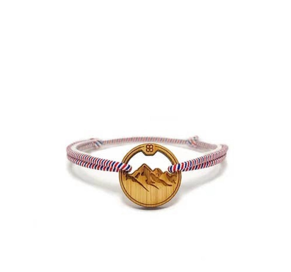 Chez soi en montagne Bergliebe (dreifarbig rot/weiß/blau)